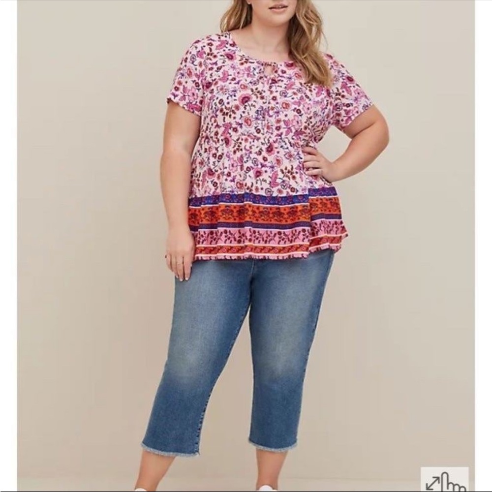 NWT torrid size 2 Gypsy boho babydoll tunic